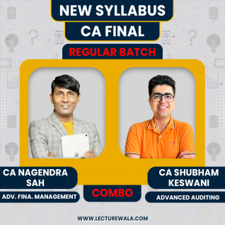  CA Final AFM & Audit Recorded Regular Batch Combo by CA Nagendra Sah & CA Shubham Keswani : Online Classes 