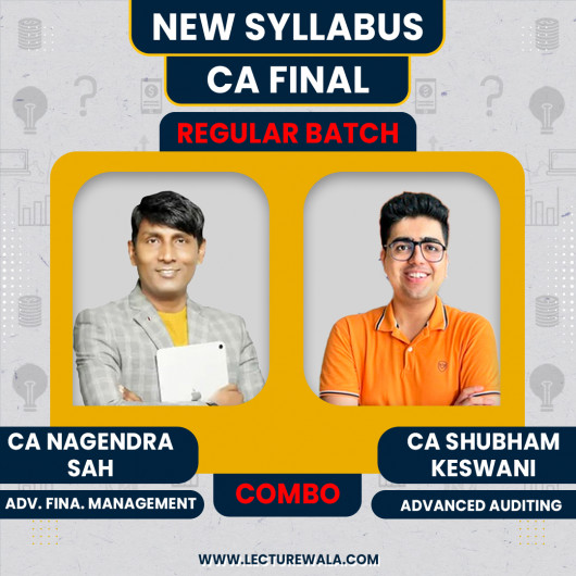  CA Final AFM & Audit Recorded Regular Batch Combo by CA Nagendra Sah & CA Shubham Keswani : Online Classes 