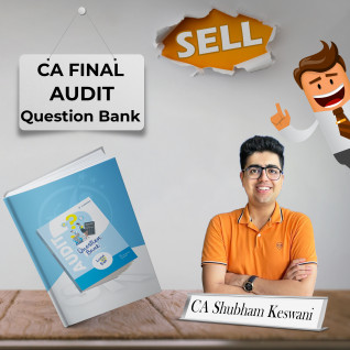 CA Final Audit Question Book By CA Shubham Keswani For Nov 23 / May 2024 : Study Material 