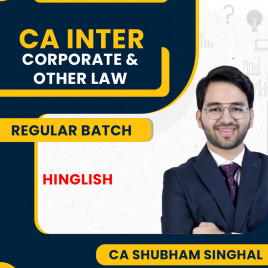 CA Shubham Singhal Corporate &amp; Other Laws For CA Inter