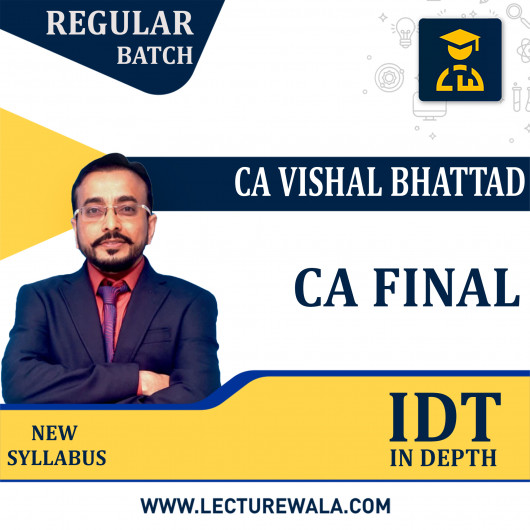 CA Final Indirect Tax Regular In-Depth Batch By CA Vishal Bhattad : Pen Drive / Google Drive CA Final Indirect Tax Regular In-Depth Batch By CA Vishal Bhattad : Pen Drive / Google Drive