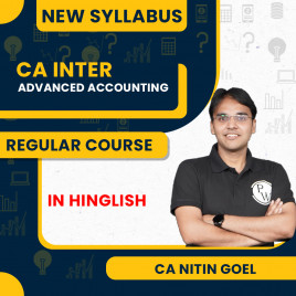 CA Intermediate Udesh Regular Sep 2026 Advanced Accounting (Group 1) by Pw : Online Classes
