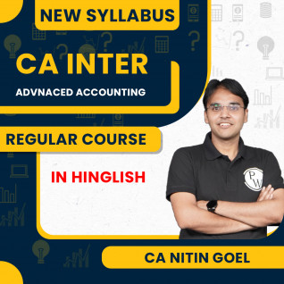 CA Inter Udesh Regular Sep 2026 Advanced Accounting (Group 1) by Pw : Online Classes