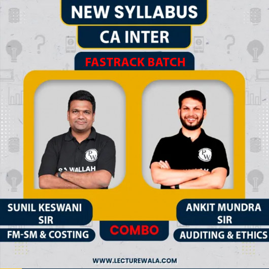 CA Inter Udesh Fastrack Sep 2026 Group 2 Combo by Pw : Online Classes