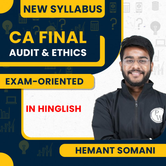 CA Final Vishesh Audit Exam-Oriented Batch For May 26 / Sep 26 By Hemant Somani : Online Classes