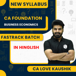 CA Foundation Business Economics Sampurna Fastrack May 2026 Batch By CA love kaushik