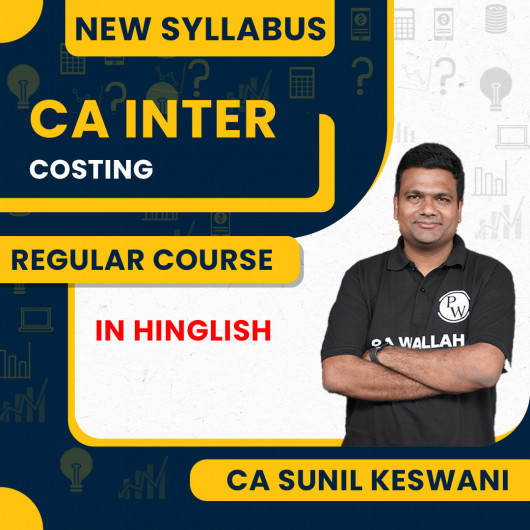 CA Inter Udesh Regular Jan 2026 - Cost and Management Accounting (Group 2) by Pw : Online Classes 