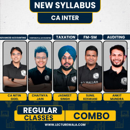 CA Inter Udesh Fastrack Jan 2026 Group (1+2) Combo by Pw : Online Classes