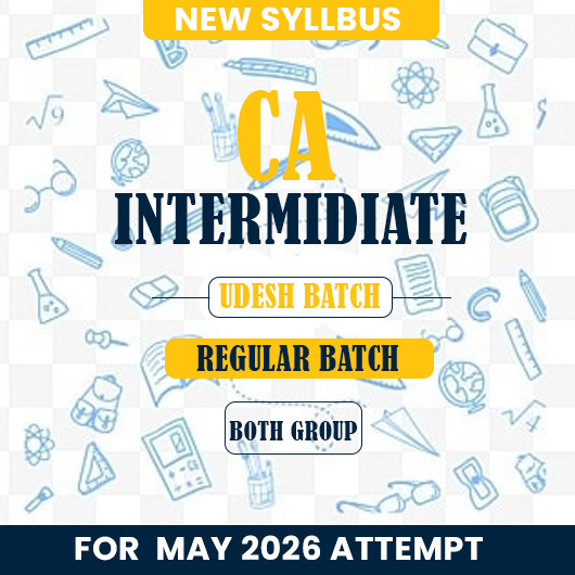 CA Inter Udesh Regular Batch Both Group For May 2026 By CA Wallah CA Inter Udesh Regular Batch Both Group For May 2026 By CA Wallah