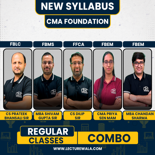 Gyan Sagar Classes All Subject Combo Regular Online Classes For CMA Foundation : Online Classes Gyan Sagar Classes All Subject Combo Regular Online Classes For CMA Foundation : Online Classes