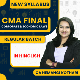  CA Hemangi Kothari Corporate and Economic Laws Regular Batch For CMA Final 