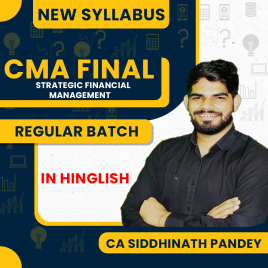  CA Siddhinath Pandey Strategic Financial Management Regular Baatch For CMA Final 