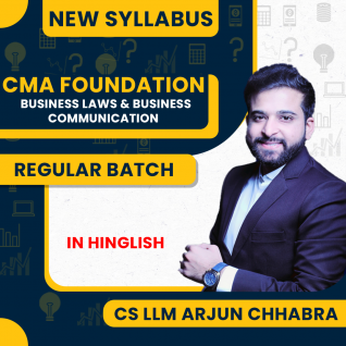 CS LLM Arjun Chhabra Business Law & Business Communication Regular Online Classes For CMA Foundation : Google Drive Classes