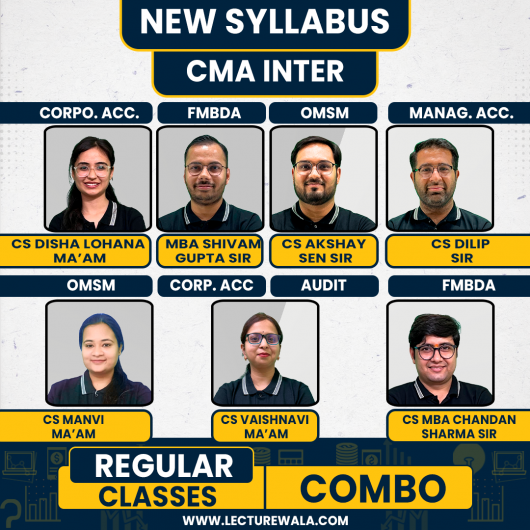 Gyan Sagar Classes Group - 2 All Subjects Regular Combo Classes for CMA Inter Online Classes Gyan Sagar Classes Group - 2 All Subjects Regular Combo Classes for CMA Inter Online Classes