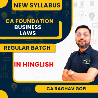 CA Raghav Goel Business Laws Regular Batch For CA Foundation 