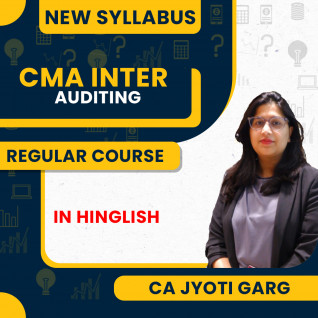 CA Jyoti Garg Auditing Regular Batch For CMA Inter 