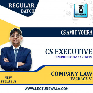 CS Executive Company Law (Package 3) New Syllabus Regular Course by CS Amit Vohra : Pen Dirve / Classes