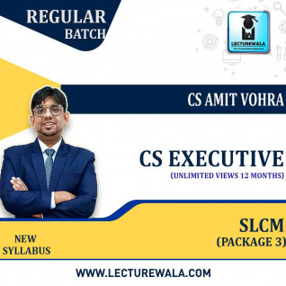 CS Executive Securities Laws and Capital Markets Package 3) New Syllabus Regular Course by CS Amit Vohra : Pen Drive / Online Classes