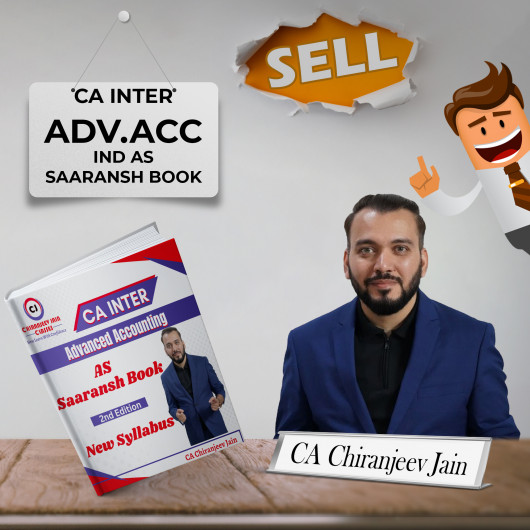 CA Chiranjeev Jain Advanced Accounting IND AS SAARANSH Book 2nd Edition For CA Inter Online Study Material
