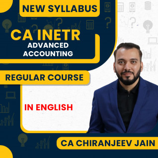 CA Chiranjeev Jain Advnaved Accounting Regular Batch For CA Inter : Online Classes
