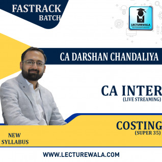CA Inter Costing Super 35 Crash Course By CA Darshan Chandaliya :Pen Drive / Online Classes
