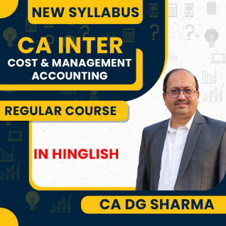 CA DG Sharma Cost and Management Accounting Regular Classes For CA Inter New Syllabus Online Classes