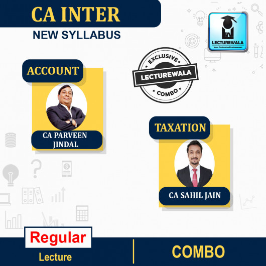 CA Inter Taxation Accounting Regular Course Combo By CA Sahil Jain & CA Praveen Jindal Pen Drive / Online Classes CA Inter Taxation Accounting Regular Course Combo By CA Sahil Jain & CA Praveen Jindal Pen Drive / Online Classes
