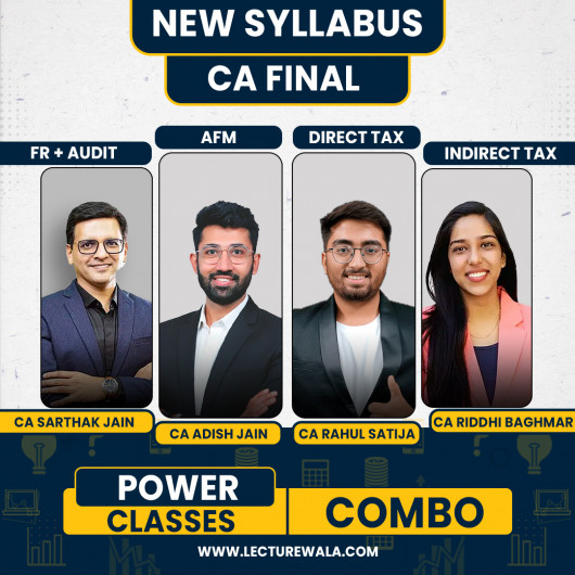 CA Final Power Batch Online Classes By Fast Education Faculty