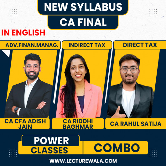 CA Final Power Batch Online Classes (In English) By Fast Education Faculty