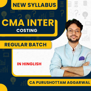 CA Purushottam Aggarwal Cost Accounting Regular Online Classes CMA Inter: Google Drive & Pen Drive classes.