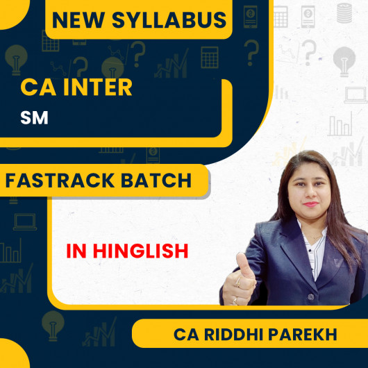 CA Inter Strategic Management Fastrack Batch By CA Riddhi Parekh