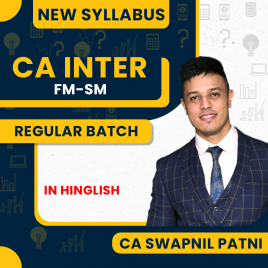 CA Swapnil Patni Financial Management &amp; Strategic Management Regular Online Classes For CA Inter : Google Drive / Pen Drive Classes