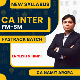 CA Namit Arora FM &amp; SM Combo Fastrack Batch For CA Inter 