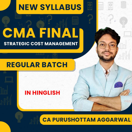 CA Purushottam Aggarwal Strategic Cost Management Regular Online Classes CMA Final: Google Drive & Pen Drive classes.