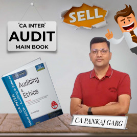 CA Pankaj Garg Auditing &amp; Ethics Main Book 15th Edition For CA Inter: Study Material