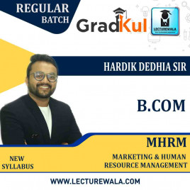 B.com Marketing &amp; Human Resource Management (MHRM) Full Course : Video Lecture + Notes by Hardik Dedhia Sir (For Exam 2020-21)