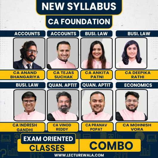 Swapnil Patni Classes All Subject Exam Oriented Online Combo Classes For CA Foundation Swapnil Patni Classes All Subject Exam Oriented Online Combo Classes For CA Foundation