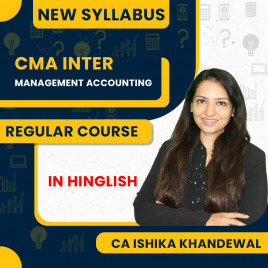 CA Ishika Khandewal Management Accounting Regular Batch For CMA Inter 