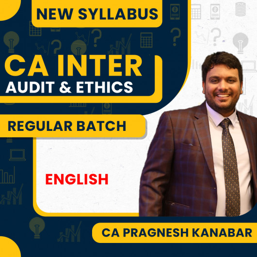 CA Pragnesh Kanabar Audit( In English) Regular Online classes For CA Inter : Google Drive / Pen Drive Classes.