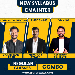 Inspire Academy Group-2 Regular Online Combo Classes For CMA Inter : Google Drive Classes
