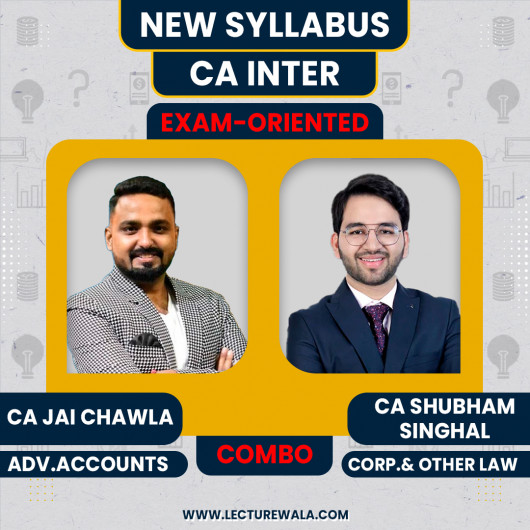 CA Jai Chawla Adv.Accounts & CA Shubham Singhal Law Exam-Oriented Batch For CA Inter