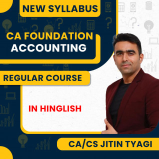 CA Jitin Tyagi Principles and Practice of Accounting Regular Batch For CA Foundation : Online Classes