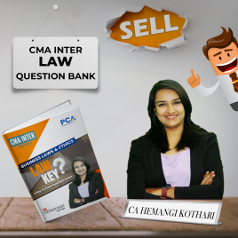 CA Hemangi Kothari Law &amp; Ethics Question Bank Book For CMA Inter : Study Material
