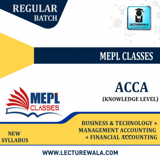ACCA - KNOWLEDGE LEVEL - ALL PAPER COMBO (WITHOUT BOOKS) - BUSINESS & TECHNOLOGY + MANAGEMENT ACCOUNTING + FINANCIAL ACCOUNTING - FOR MOBILE APP (ANDROID / IOS ONLY) BY MEPL