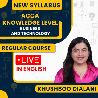 ACCA Business Technology Live Batch For Sep 25 By Khushboo Dialani : Online Classes