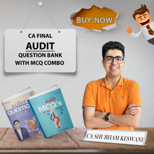 CA Final Audit Question Bank with MCQ Combo (New Scheme) By CA Shubham Keswani 