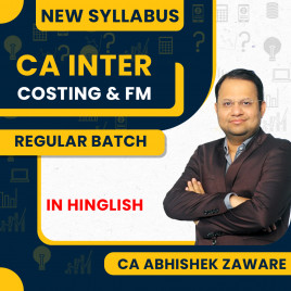 CA Abhishek Zaware Costing &amp; FM Regular Live Classes For CA Inter: Online Classes
