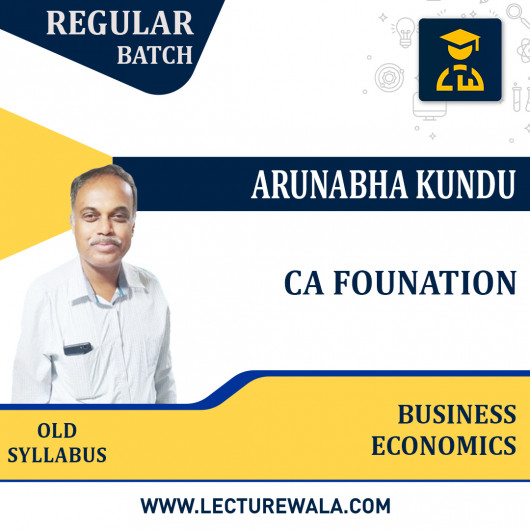 CA Foundation Business Economics Regular By Arunabha Kundu : Pen Drive / Online Live Classes. CA Foundation Business Economics Regular By Arunabha Kundu : Pen Drive / Online Live Classes.