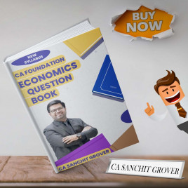 CA Sanchit Grover Business Economics Question Book For CA Foundation: Study Material