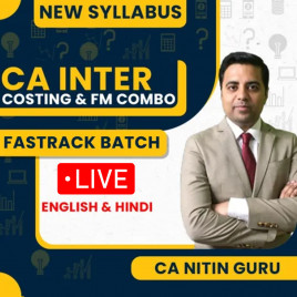CA Nitin Guru Costing &amp; Financial Management Fastrack Batch For CA Inte